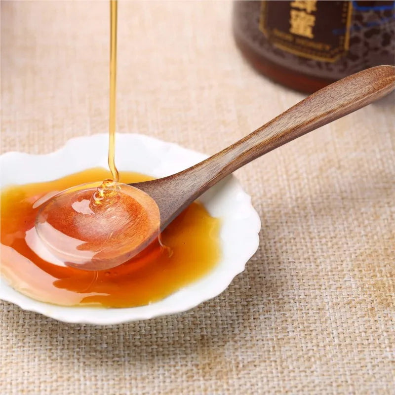 6pcs Wooden Teaspoon Mini Wooden Honey Spoon Small Teaspoons Serving Wooden Utensils For Cooking Small Condiments Spoon