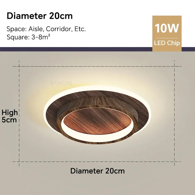 Modern LED Chandelier - Perfect Lighting Fixture for Aisle, Corridor, Stairs, Foyer, Balcony, and Bedroom