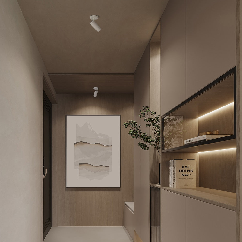 Sophia's 360° Adjustable Ceiling/Wall Spotlight with Dimmable GU10 Replaceable Bulb