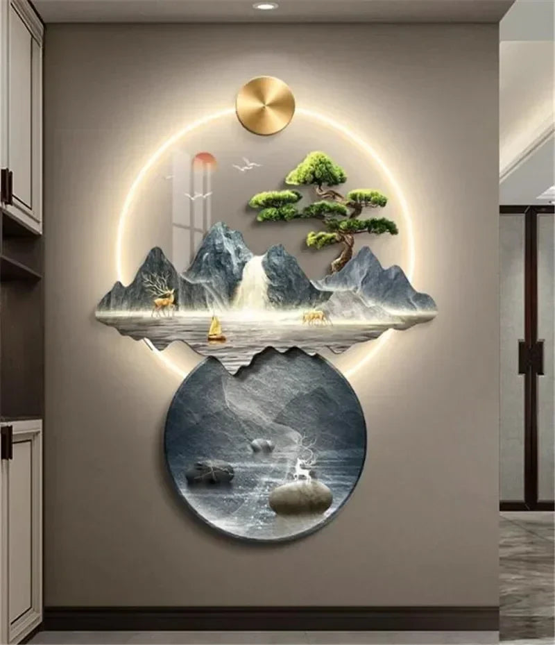 Dlight Decor 3D Wall Painting Light for Hallway Art