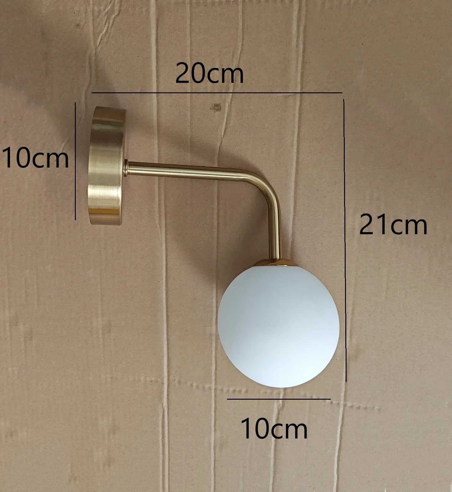Post-Modern Wall Lamps - LED Golden Glass Wall Light with G9 Bulb for Nordic Creative Bedroom, Living Room, Aisle, and Bedside