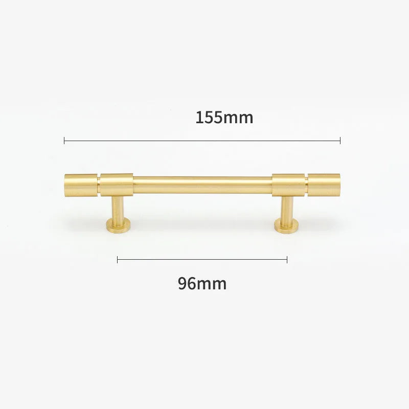 Gold and Bronze Brass Wardrobe Handles – Vintage Cabinet Drawer Pulls and Bar Handles