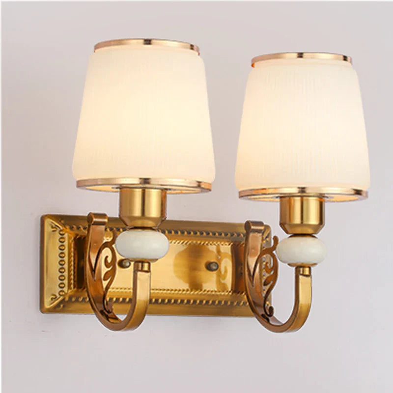 Joanna American Style Golden Bedside Lamp - Elegant Lighting for Your Home