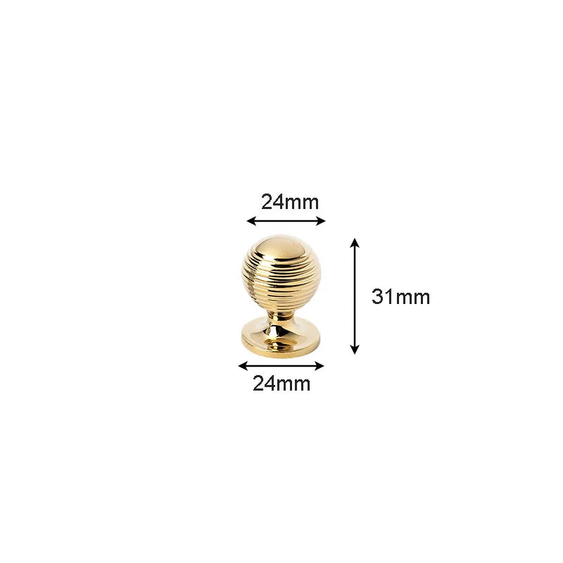 Polished Brass Cabinet Handles – PVD Gold and Chrome Wardrobe Knobs and Drawer Pulls