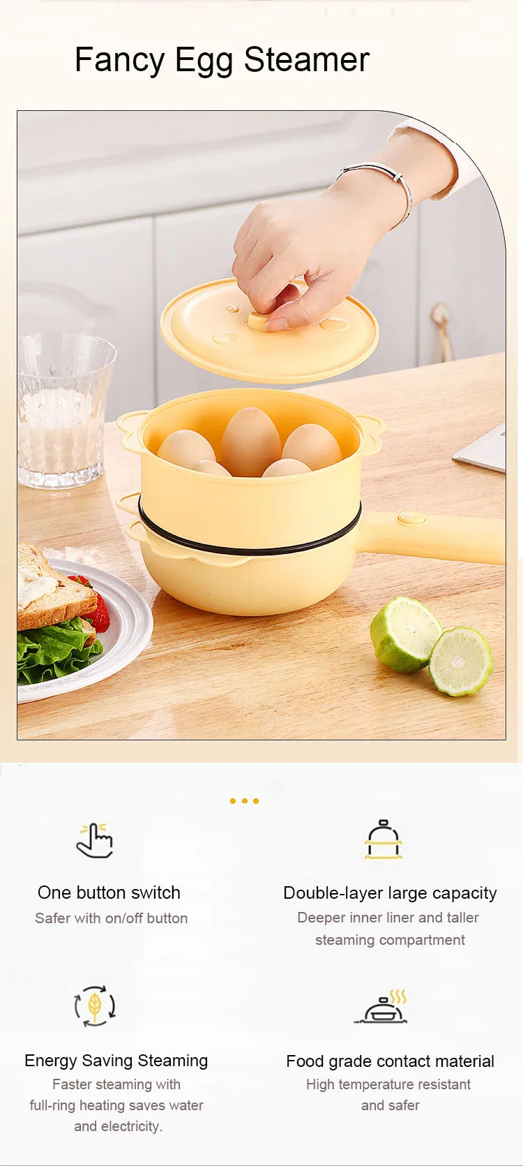 Multifunctional Non-stick Breakfast Machine 220V