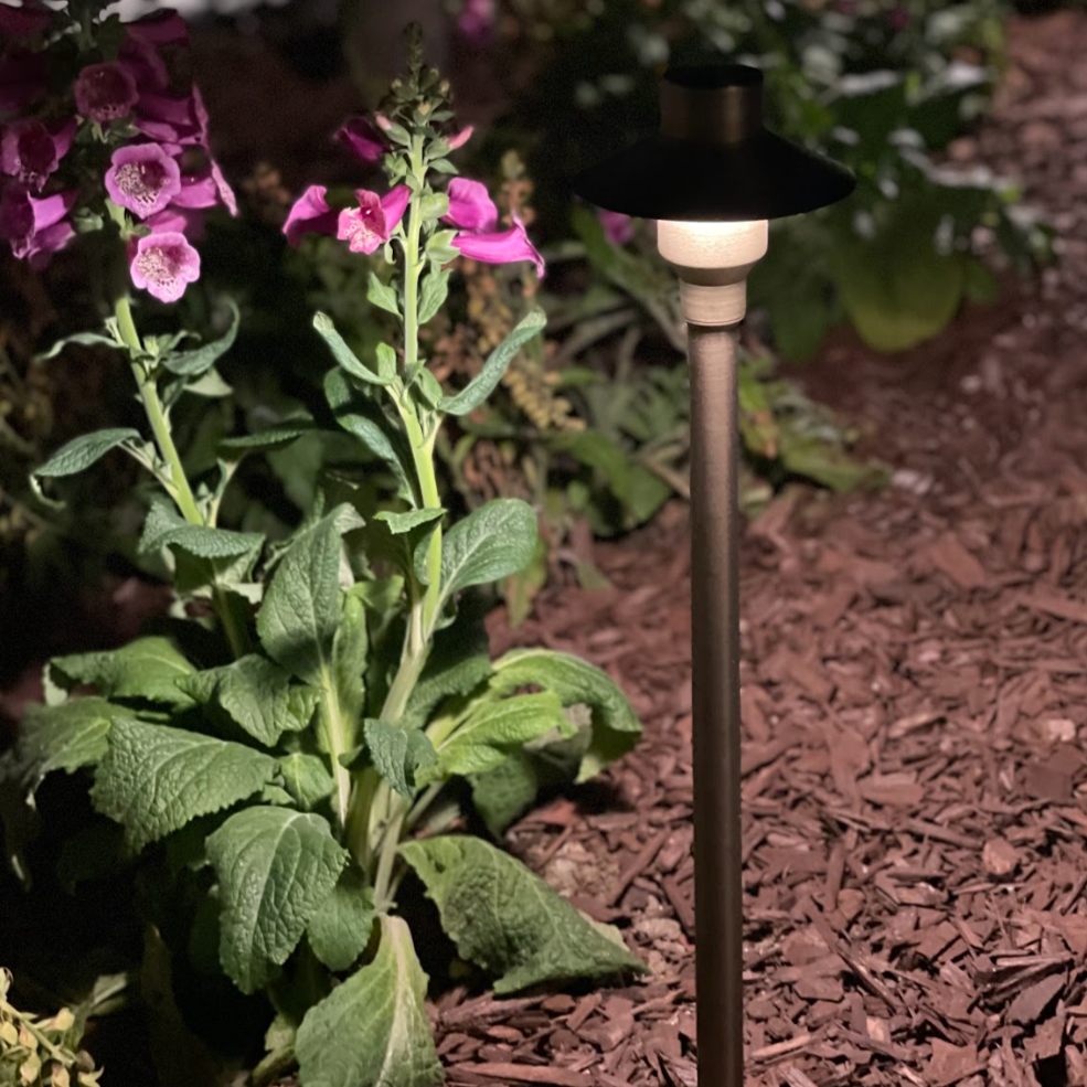 BPLP09 Tulay SH 18" Antique Brass Path Light Low Voltage Outdoor Lighting