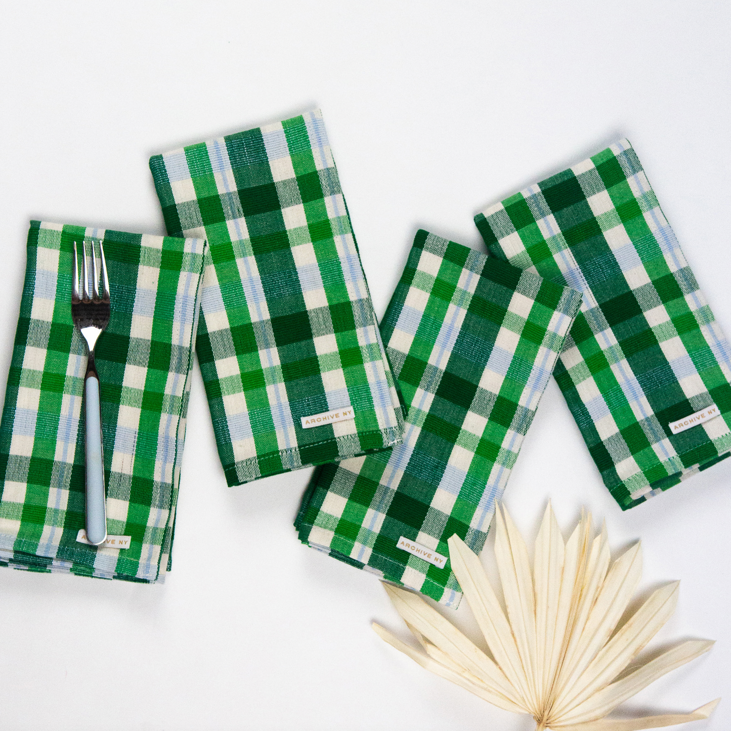 Josefina Plaid Dinner Napkins