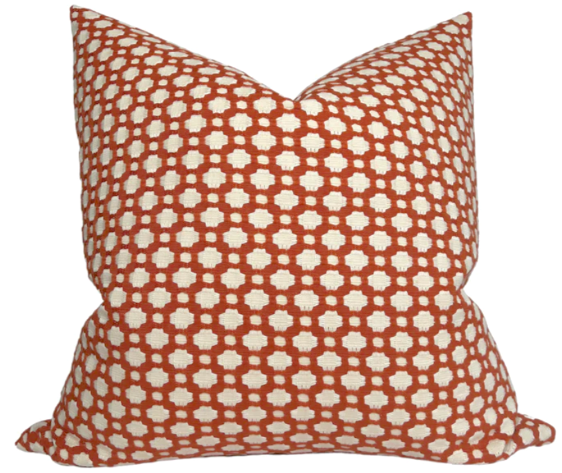 Betwixt Pillow Cover in Spark, Schumacher Textiles