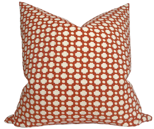 Betwixt Pillow Cover in Spark, Schumacher Textiles