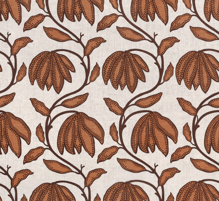 Desert Floral Pillow Cover in Ochre