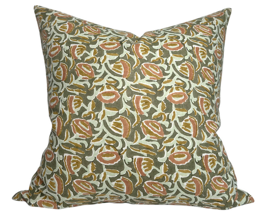 Marbella Pillow Cover in Green, Walter G Textiles