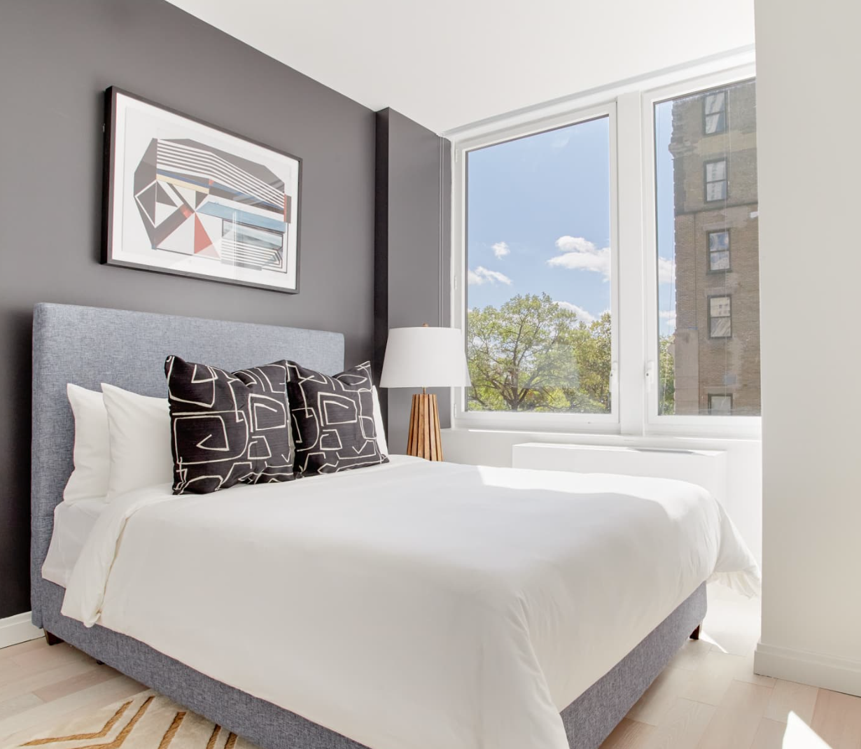 Abstract Pillow Cover in Black, Kravet Woven Textiles