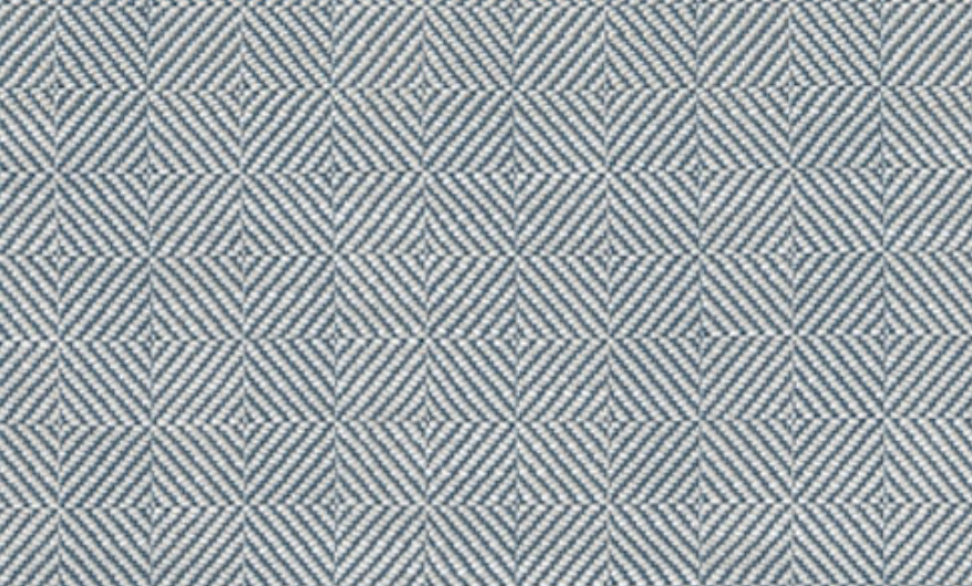 Chelsea Square Pillow Cover in Blue Haven, Indoor Outdoor Pillow - Rose Tarlow for Perennials