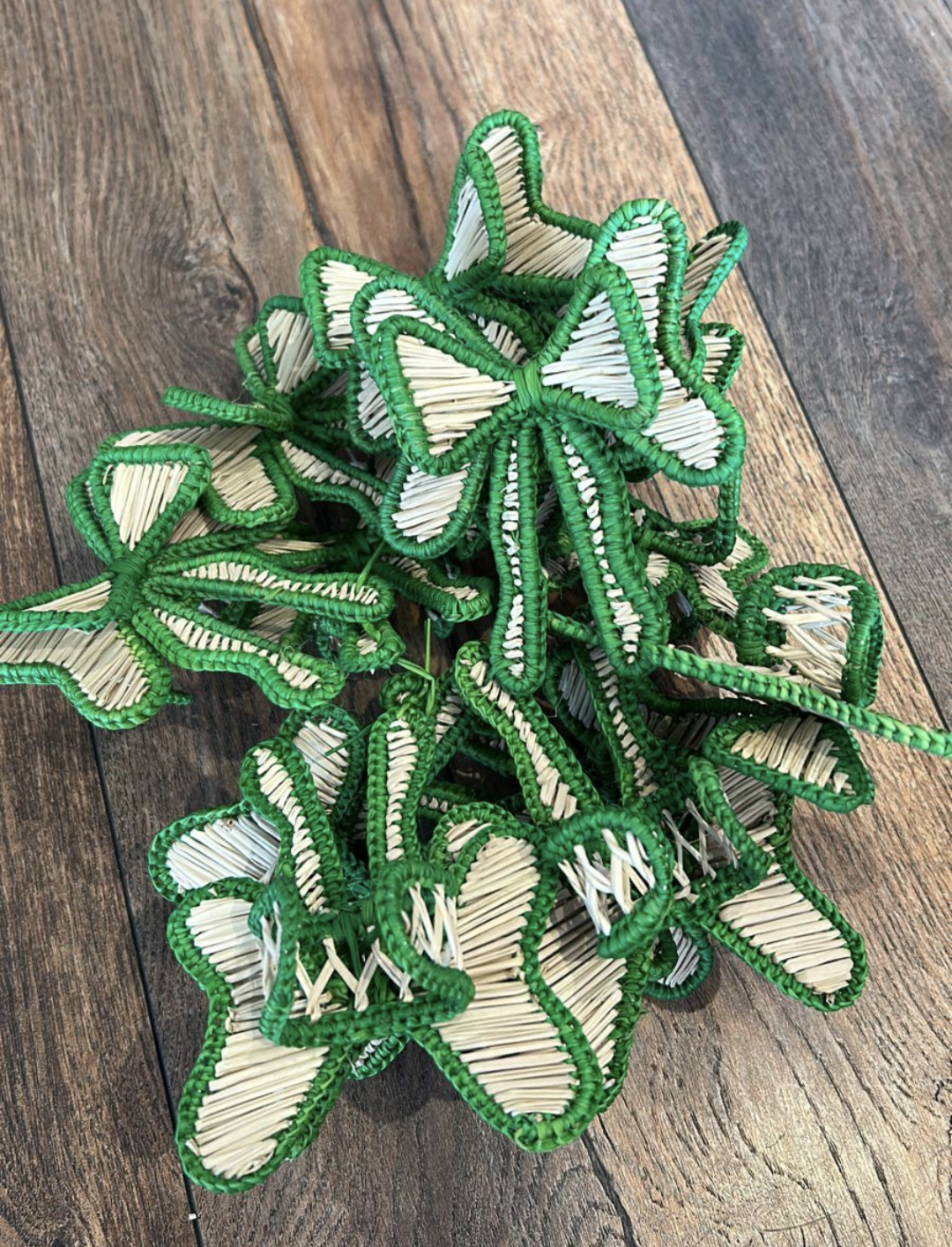 Bow Tie Handwoven Iraca Napkin Ring