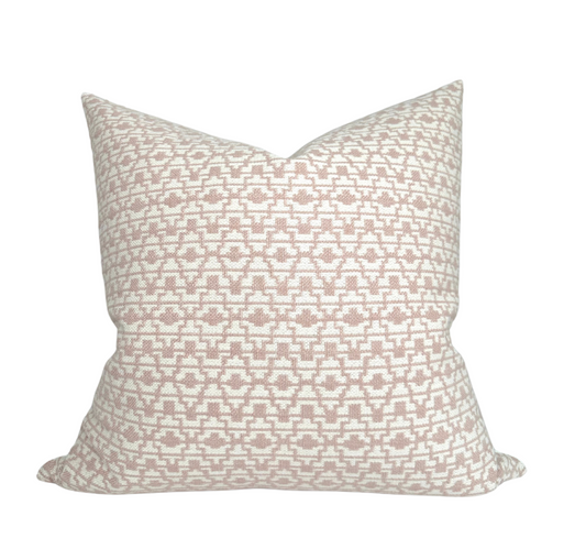 Byron Pillow Cover in Petal