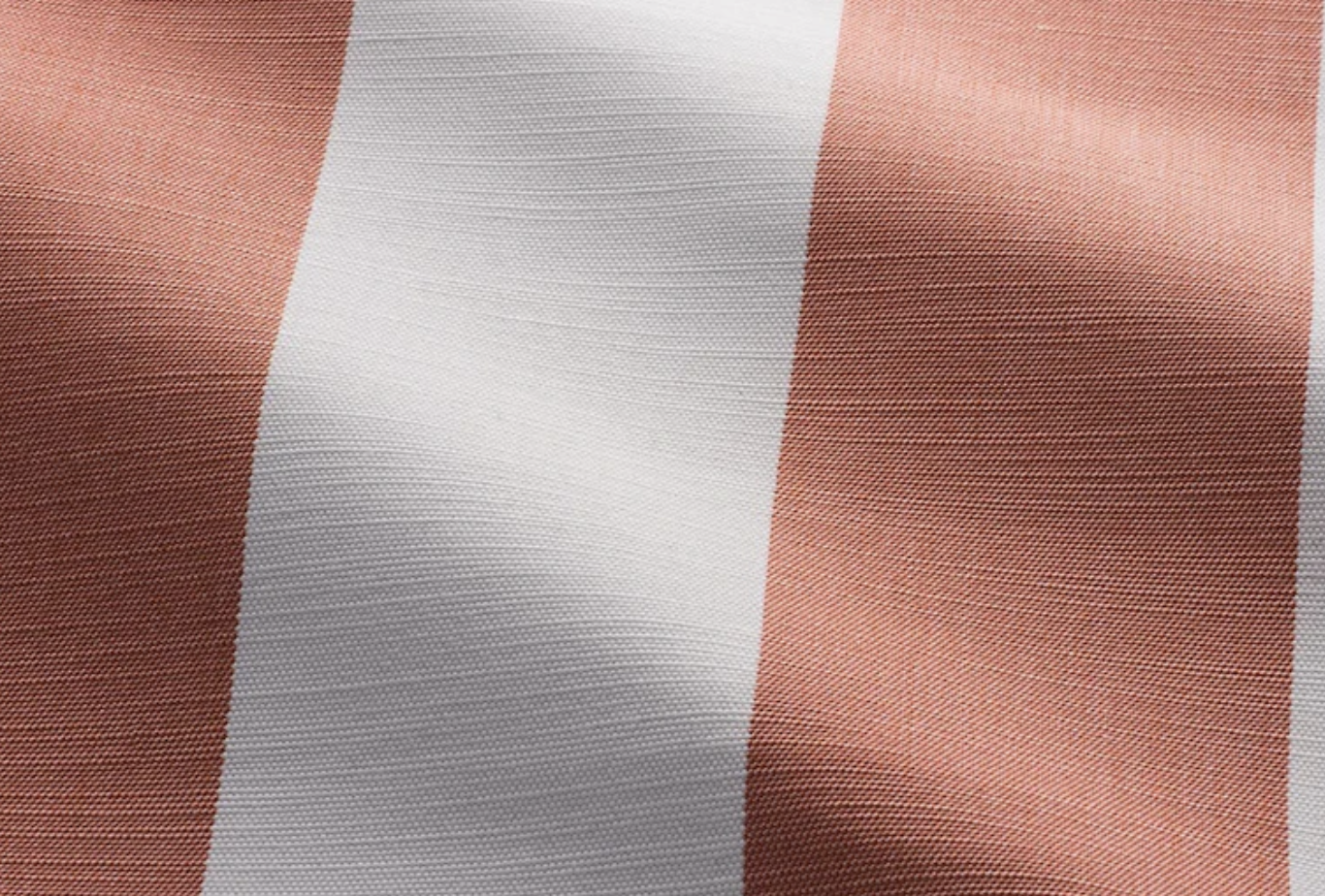 Go To Stripe Pillow Cover in Melon, Perennials Textiles