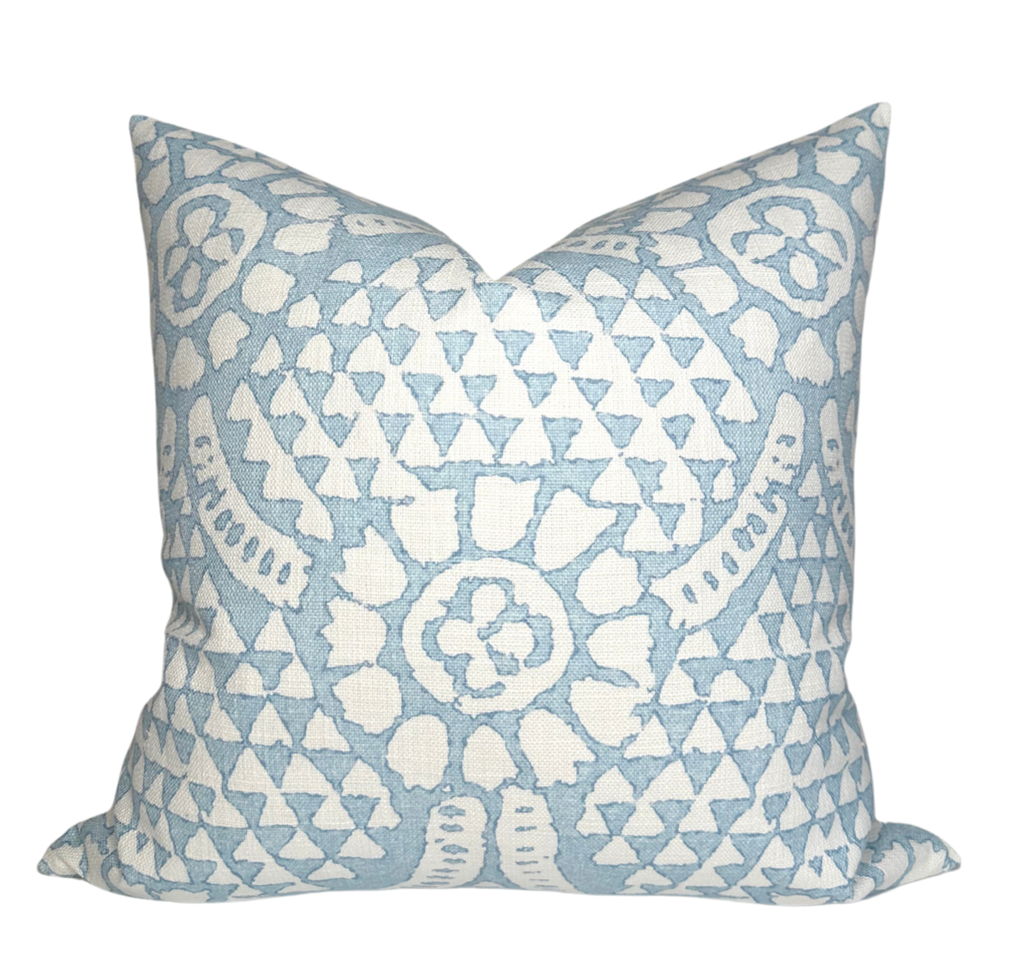 Chamomile Pillow Cover in Spa Blue