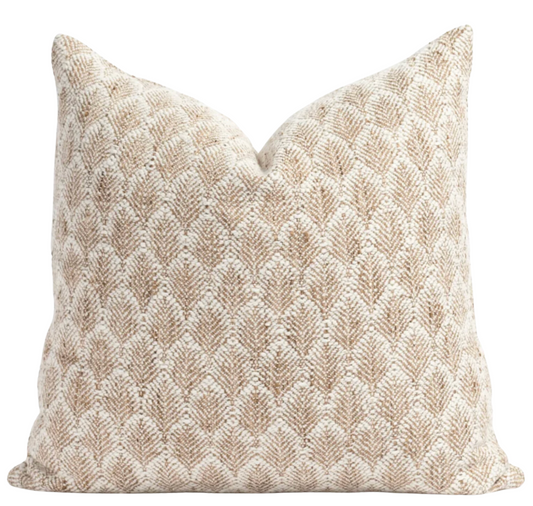 Gibson Floral Pillow Cover in Natural