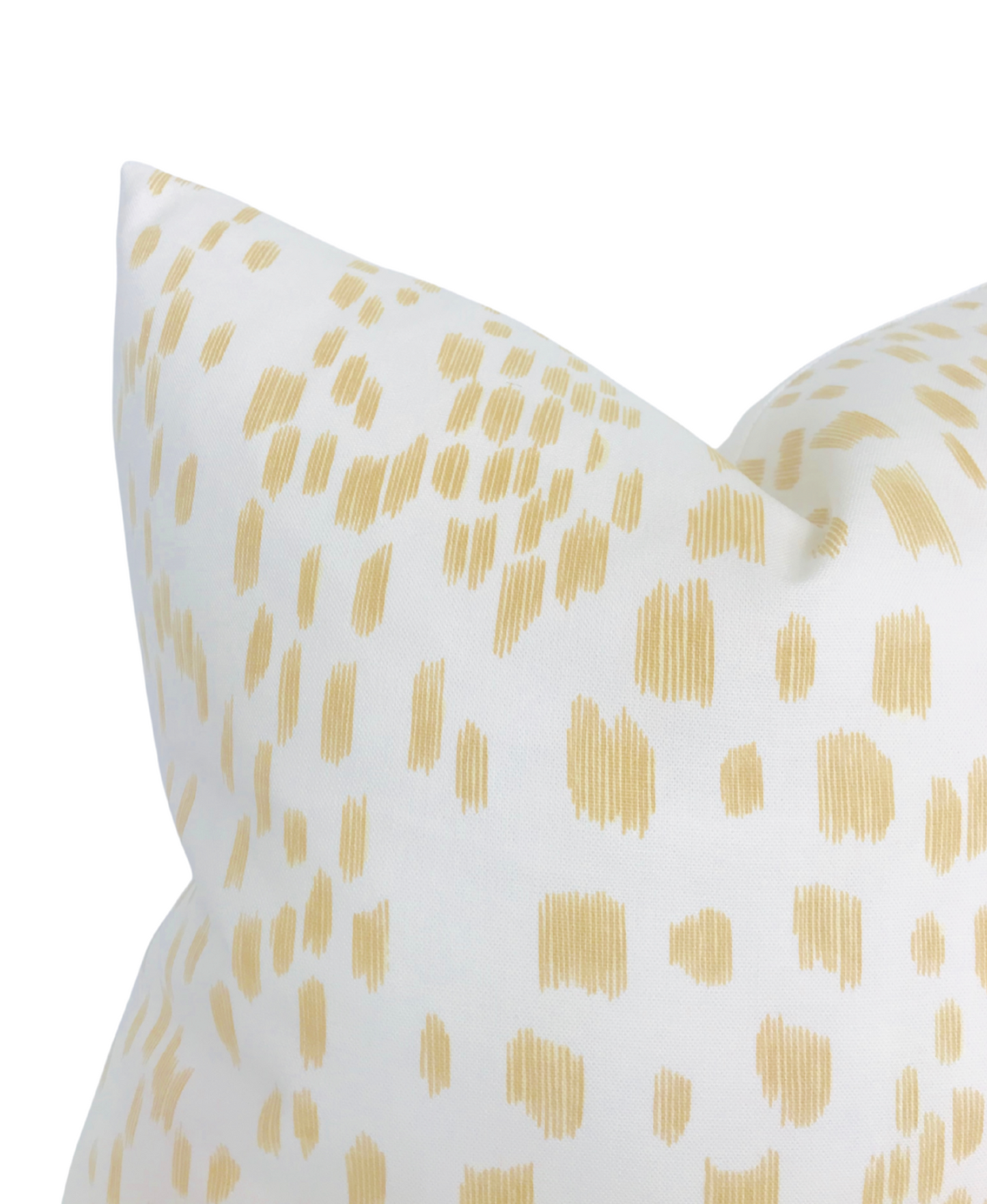 Les Touches Pillow Cover in Canary Yellow