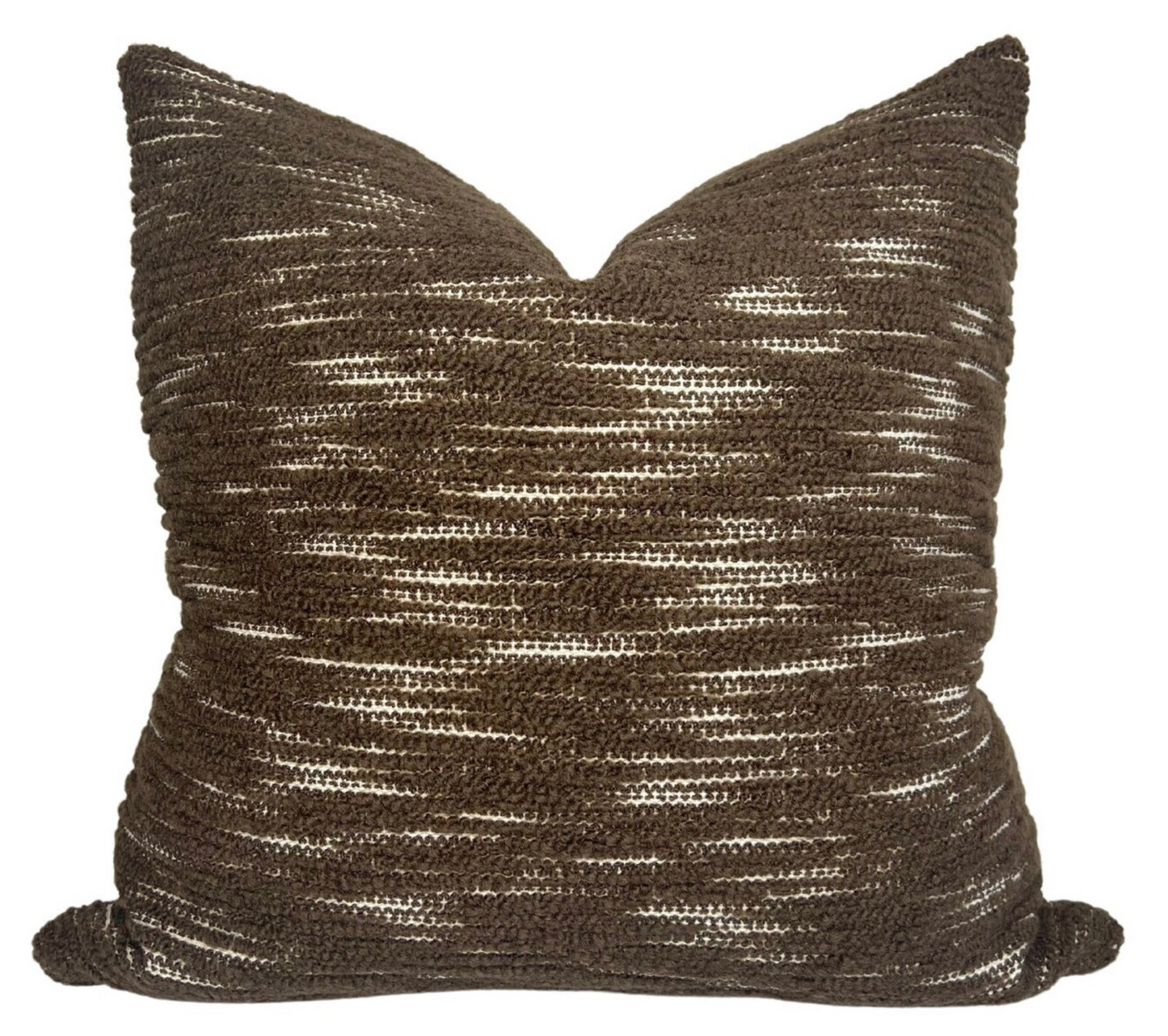 Sahara Woven Pillow Cover in Bark, Larsen Textiles