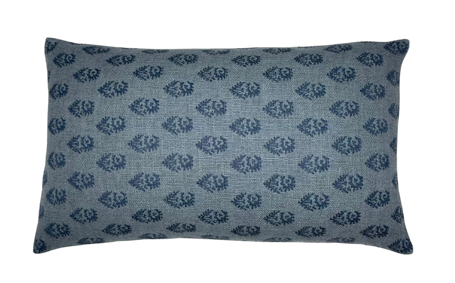 Rajmata Pillow Cover in Blue, Indoor/Outdoor Pillows, Peter Dunham Textiles