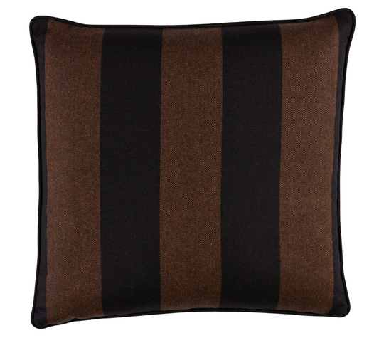 Hemlock Woven Pillow Cover in Java Brown, Schumacher Textiles