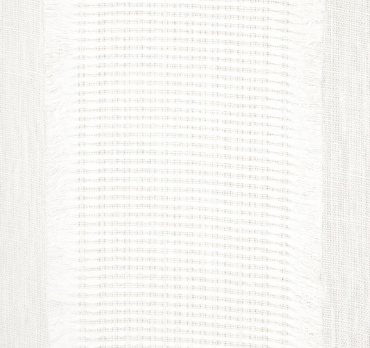 Tulum Casement Embroidered Pillow Cover in Ivory, Schumacher Textiles