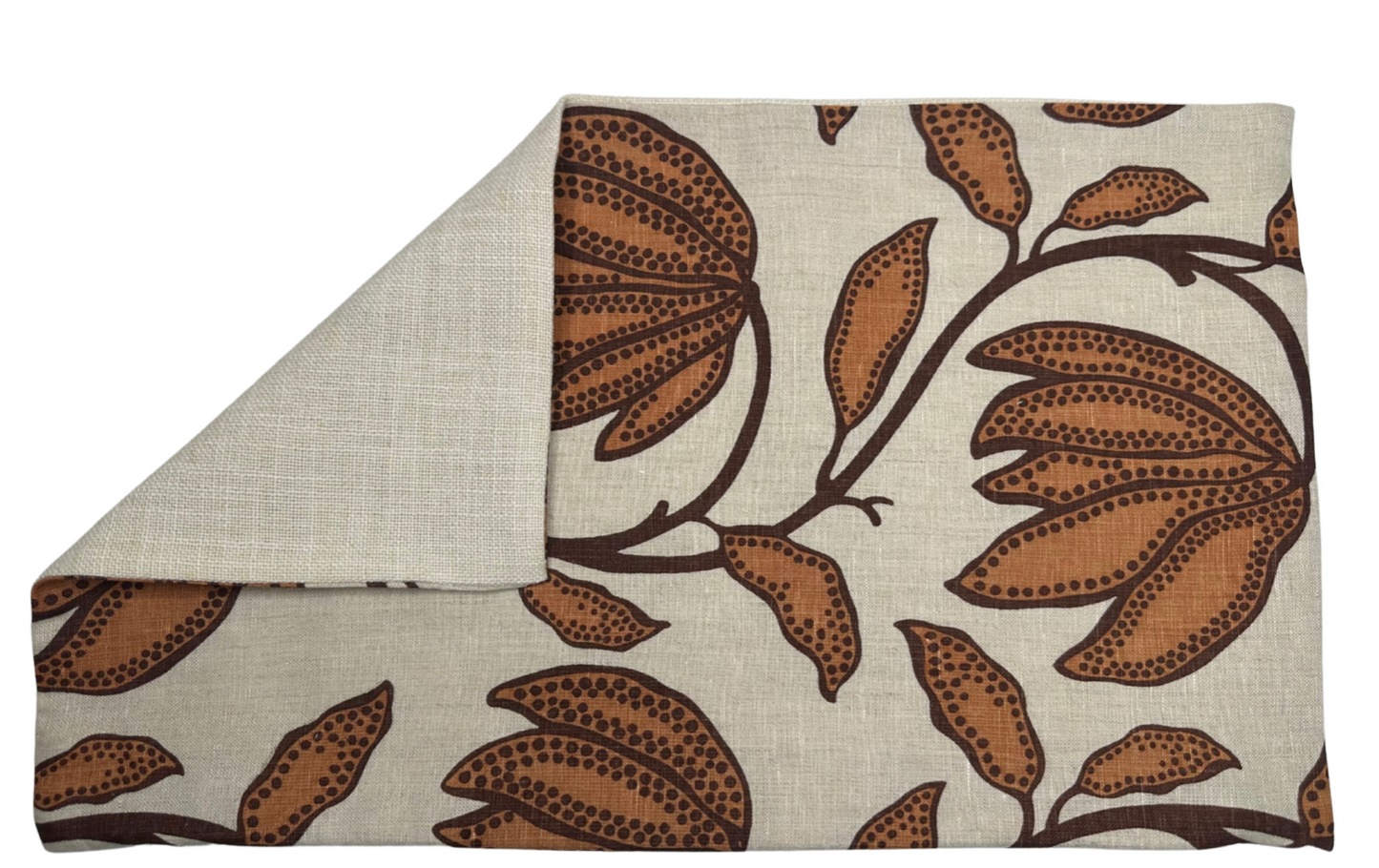 Desert Floral Pillow Cover in Ochre