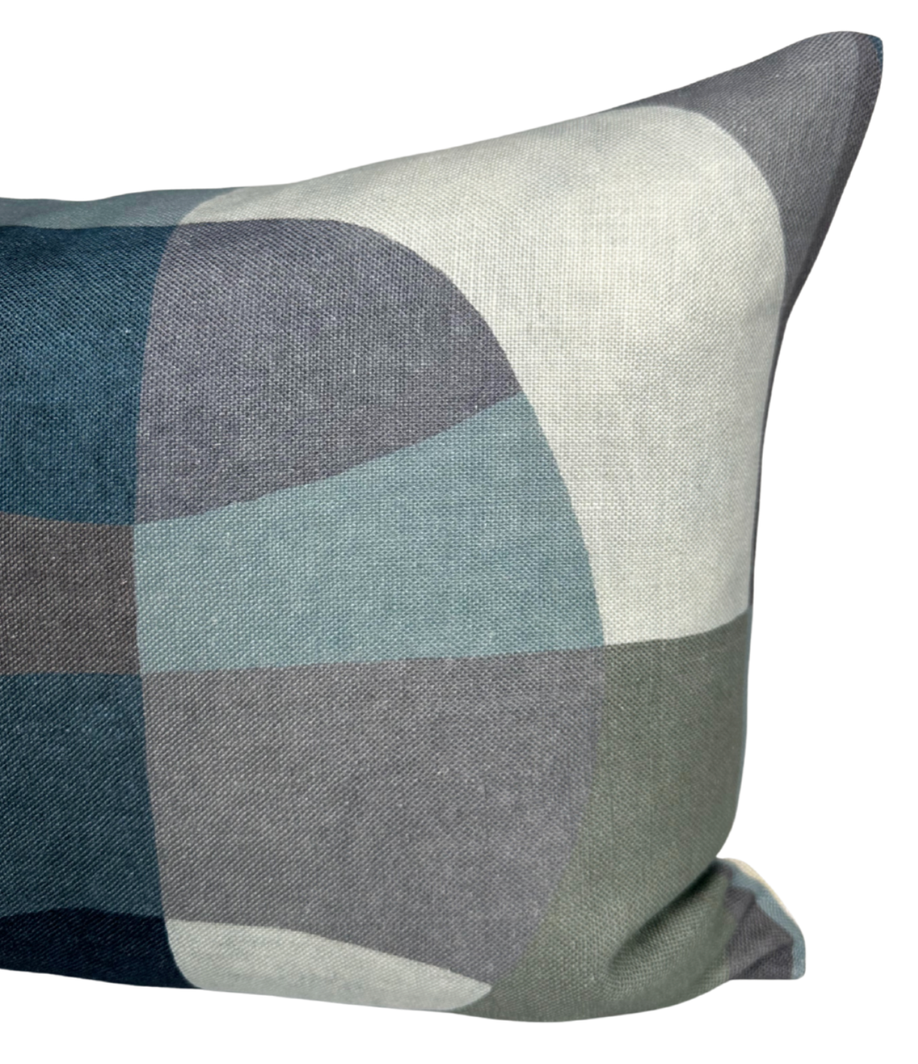 Colonnade Pillow Cover in Blue, Kelly Wearstler Textiles