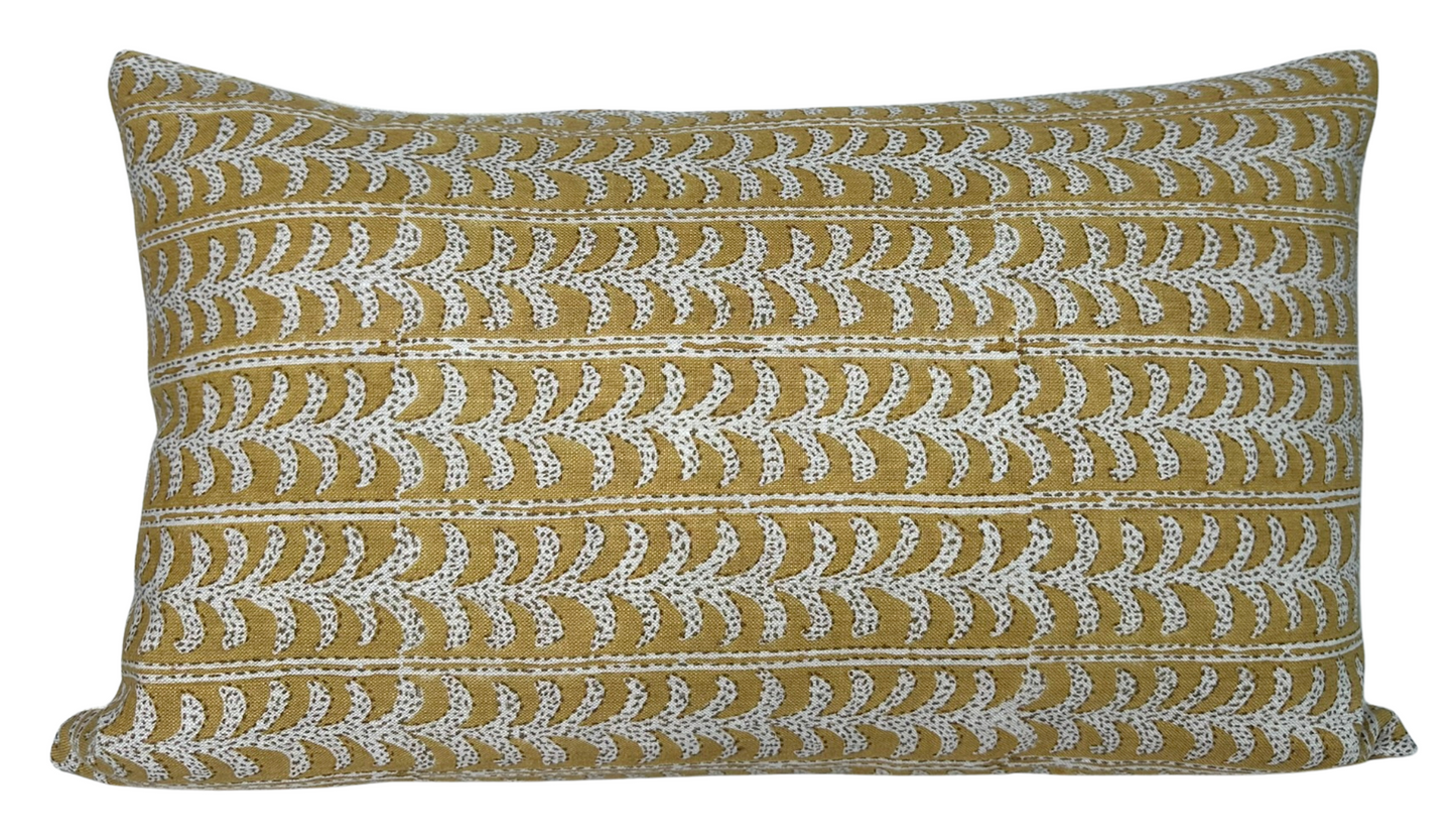 Luxor Pillow Cover in Saffron, Walter G Textiles