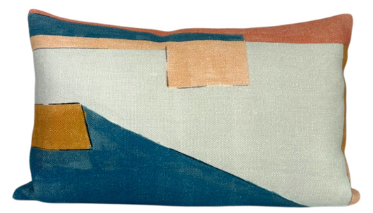 District Pillow Cover in Apricot, Kelly Wearstler Textiles