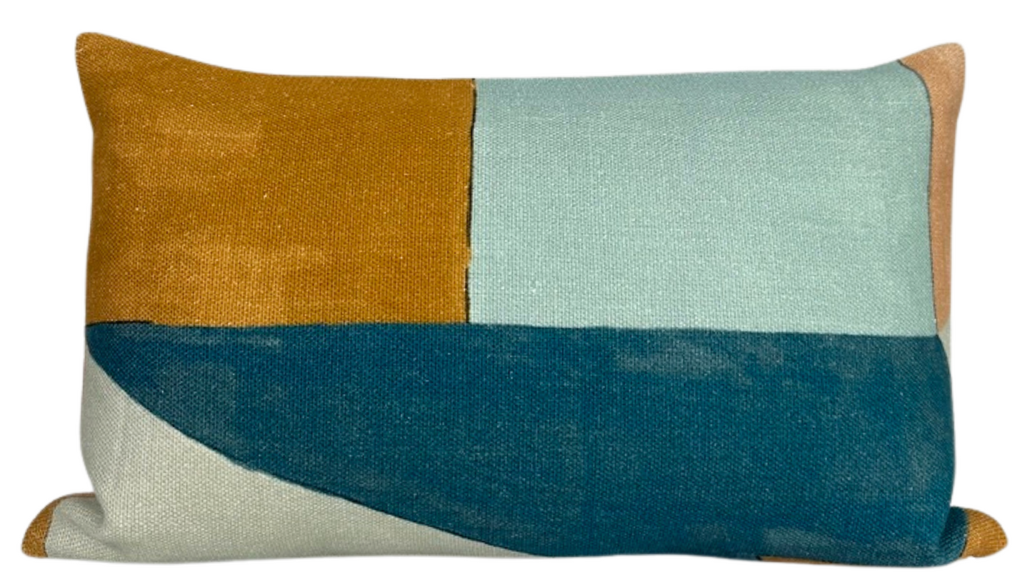 District Pillow Cover in Apricot, Kelly Wearstler Textiles