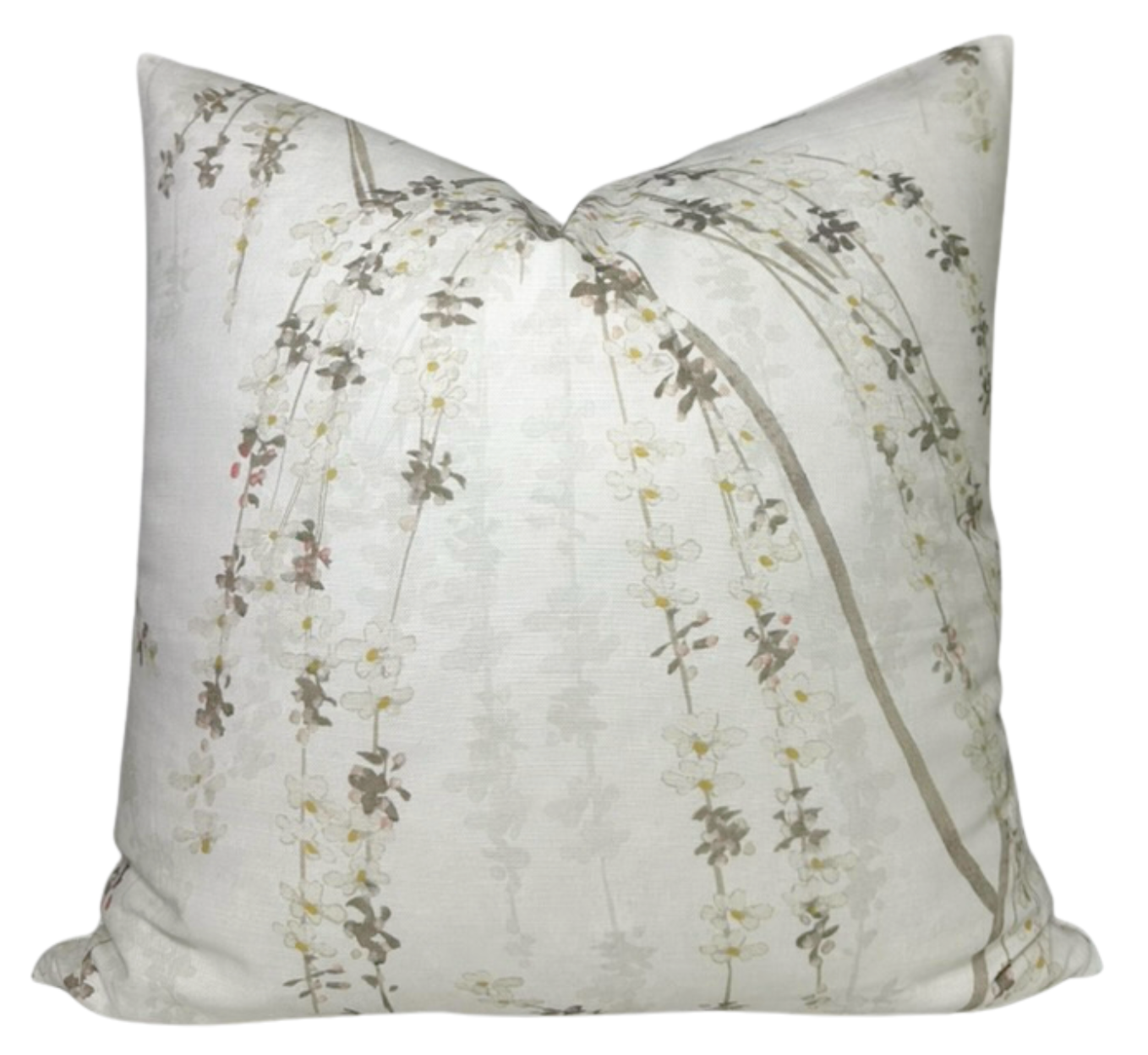 Weeping Blossom Pillow Cover in Beige