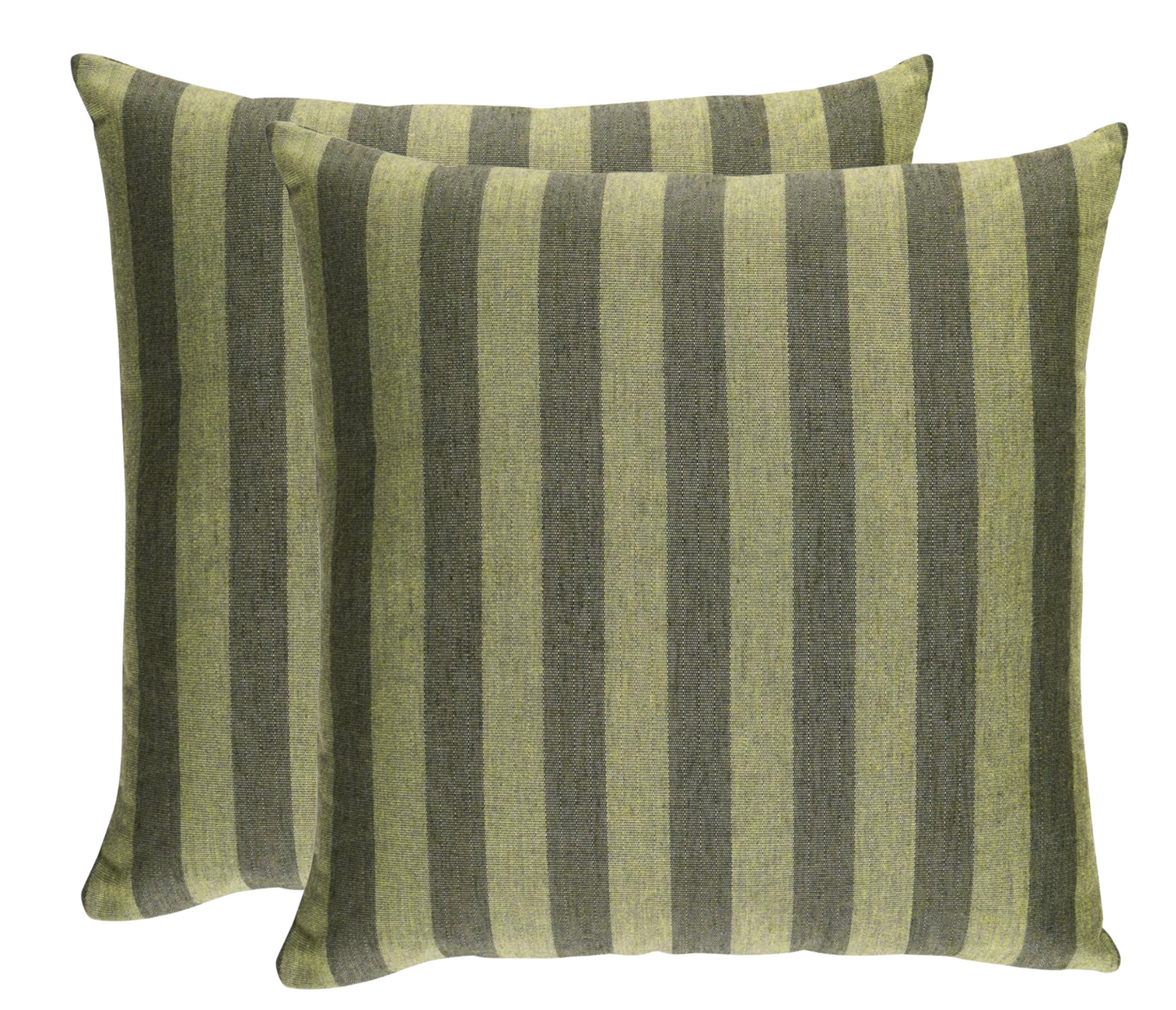 Hanson Stripe Pillow Cover in Green, Schumacher Textiles
