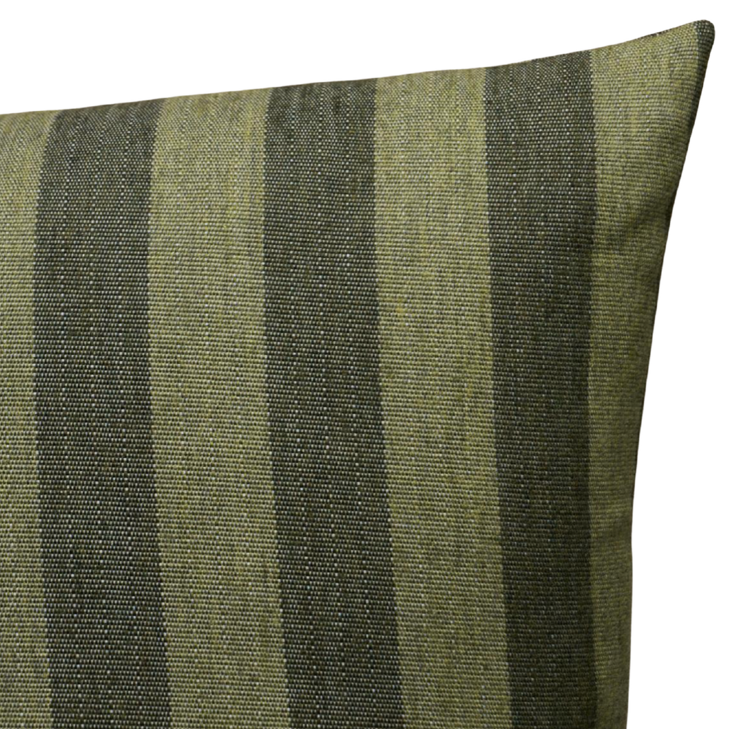 Hanson Stripe Pillow Cover in Green, Schumacher Textiles