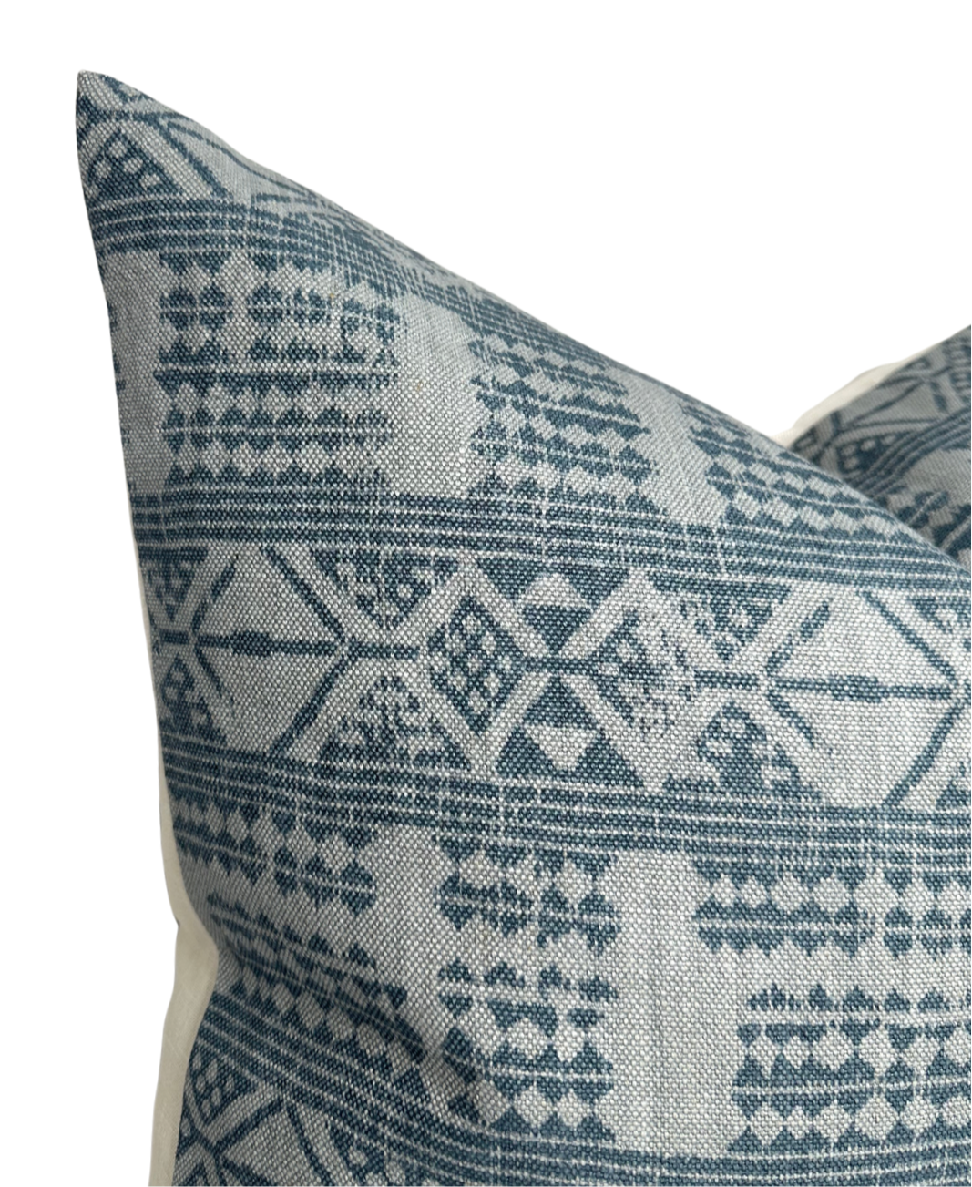 Addis Pillow Cover in Mist Blue, Peter Dunham Textiles