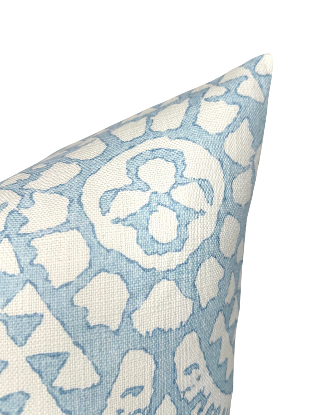 Chamomile Pillow Cover in Spa Blue