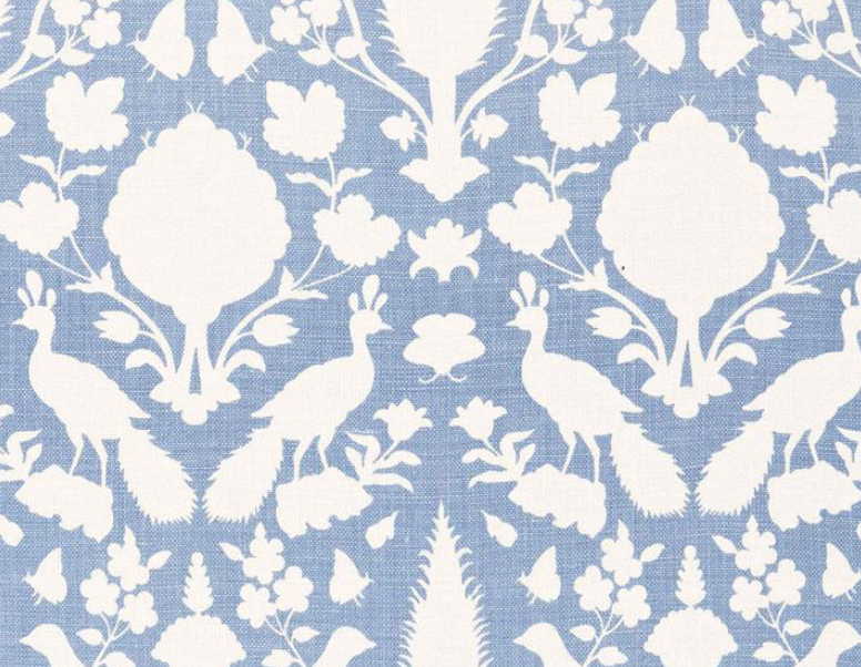 Chenonceau Pillow Cover in Sky, Schumacher Textiles