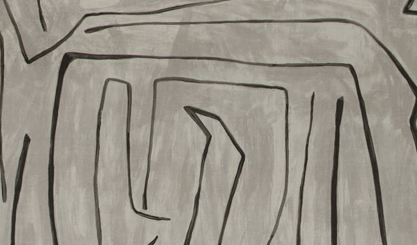 Graffito Pillow Cover in Graphite, Kelly Wearstler Textiles