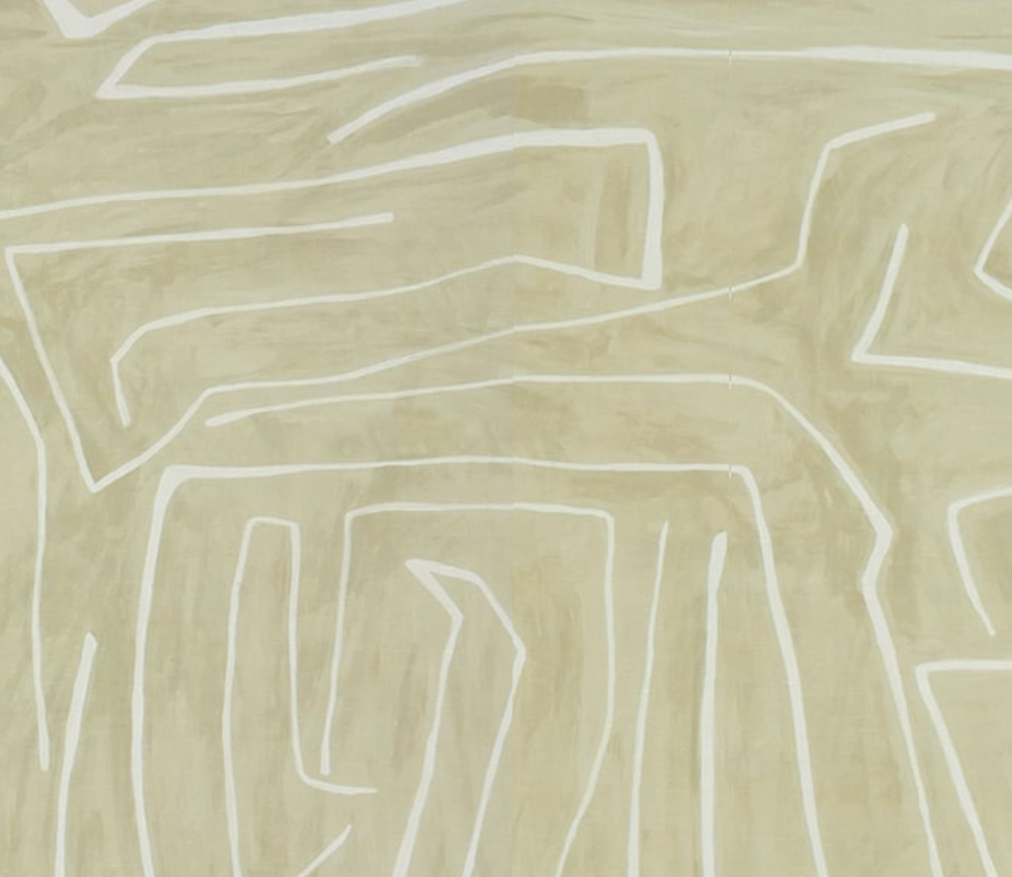 Kelly Wearstler Graffito Pillow Cover in Beige Ivory