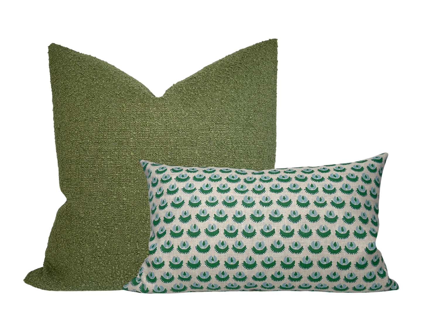 Cadiz Pillow Cover in Green, Walter G Textiles