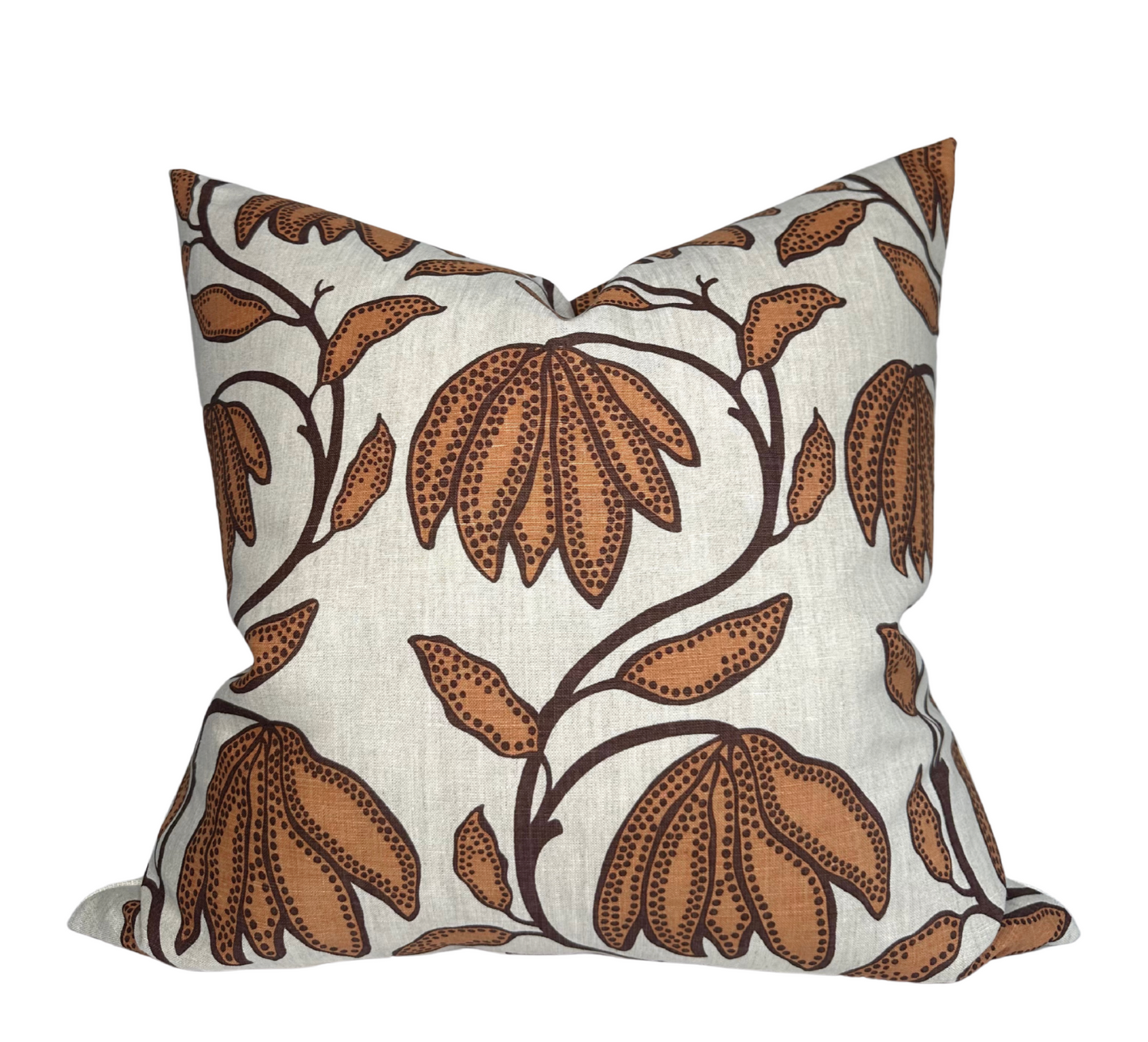 Desert Floral Pillow Cover in Ochre