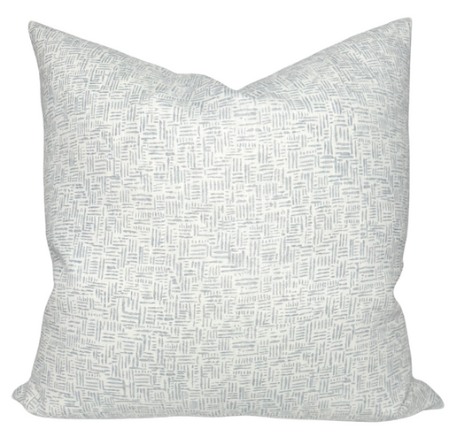 ETCH Pillow Cover in Dove Grey