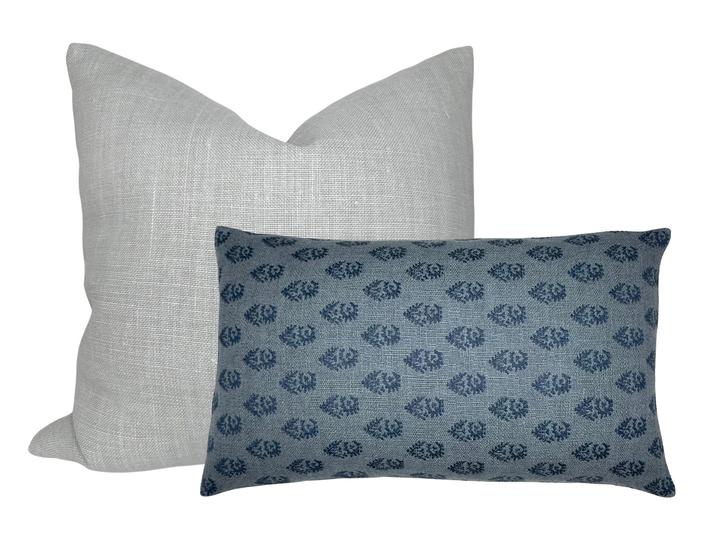 Rajmata Pillow Cover in Blue, Indoor/Outdoor Pillows, Peter Dunham Textiles