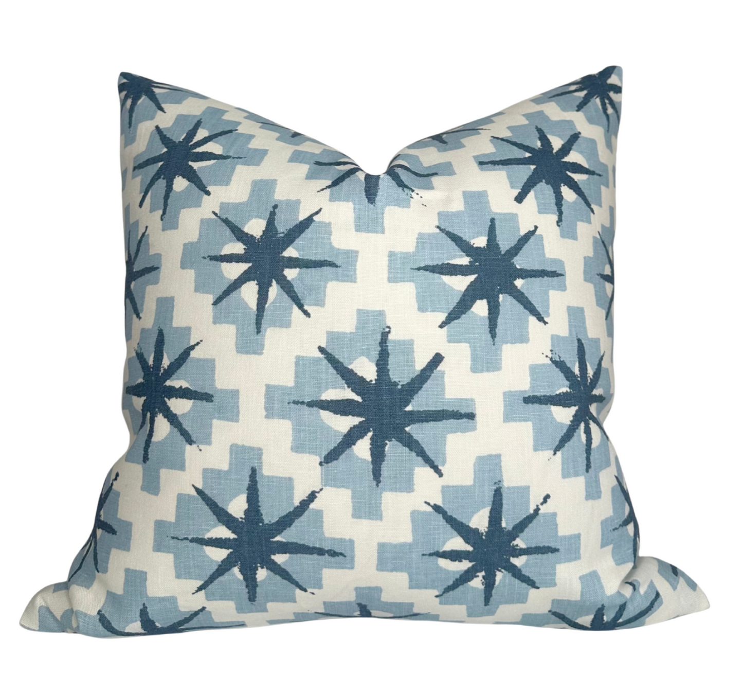 Starburst Pillow Cover in North Blue/Blue, Peter Dunham Textiles