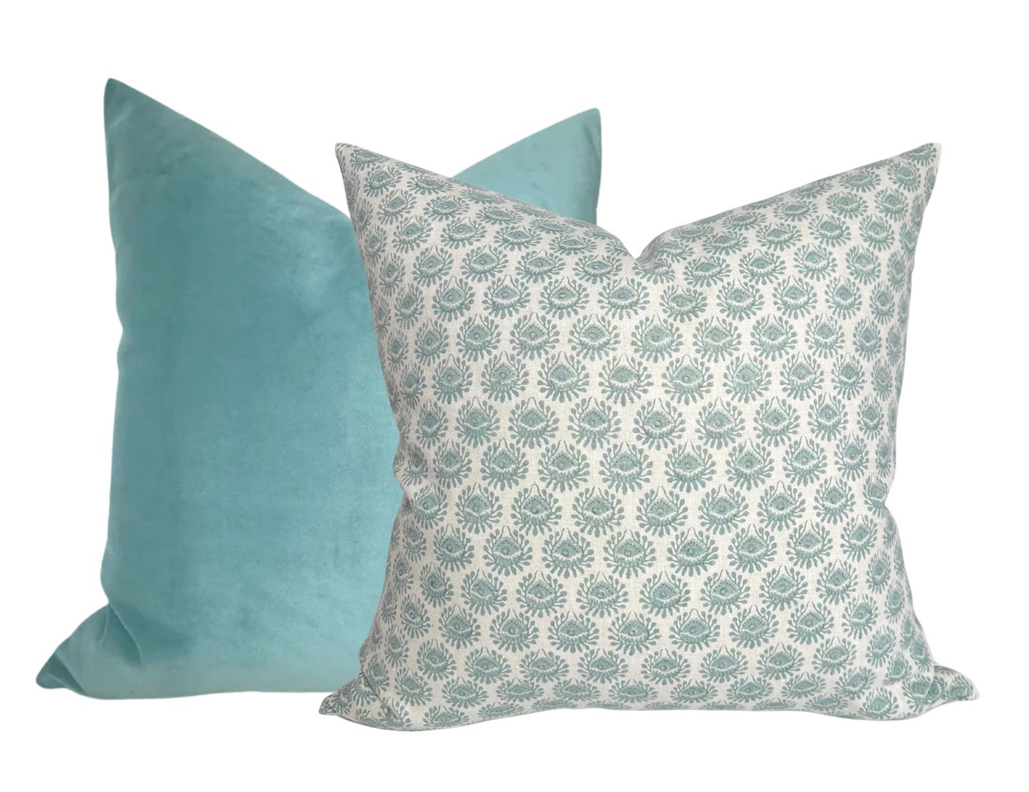Lyon Pillow Cover in Celadon, Walter G Textiles