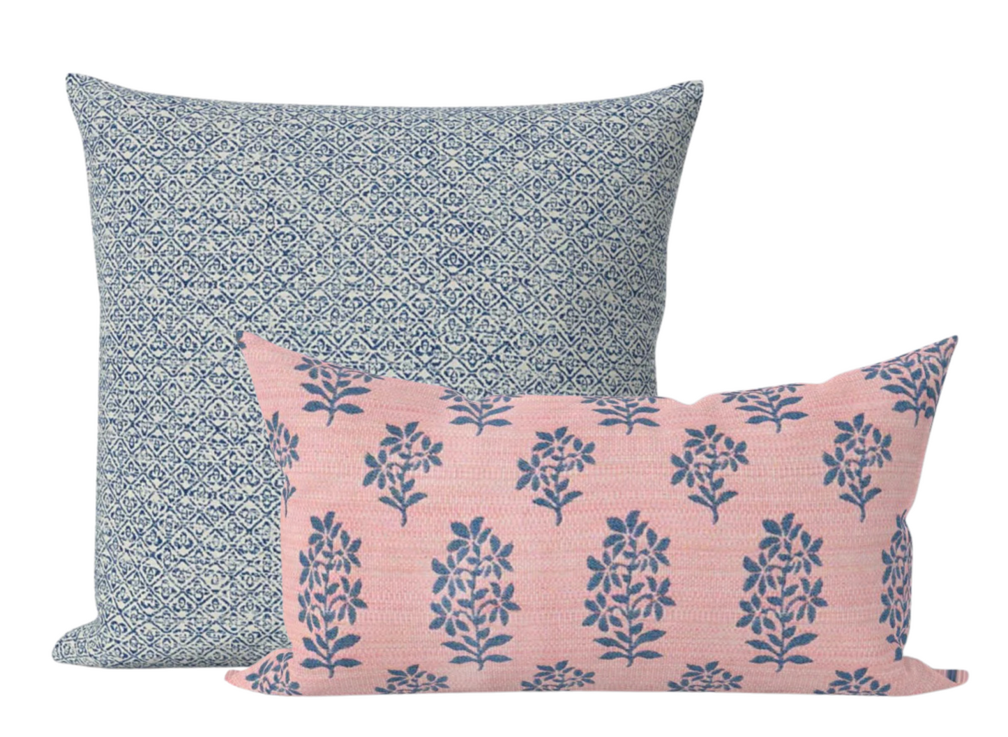 Asha Pillow Cover in Pink, Peter Dunham Textiles
