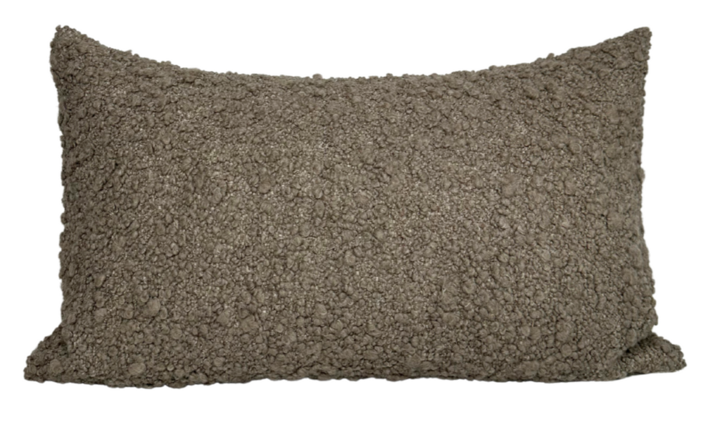 GILA Boucle Pillow Cover in Brown, Larsen Textiles