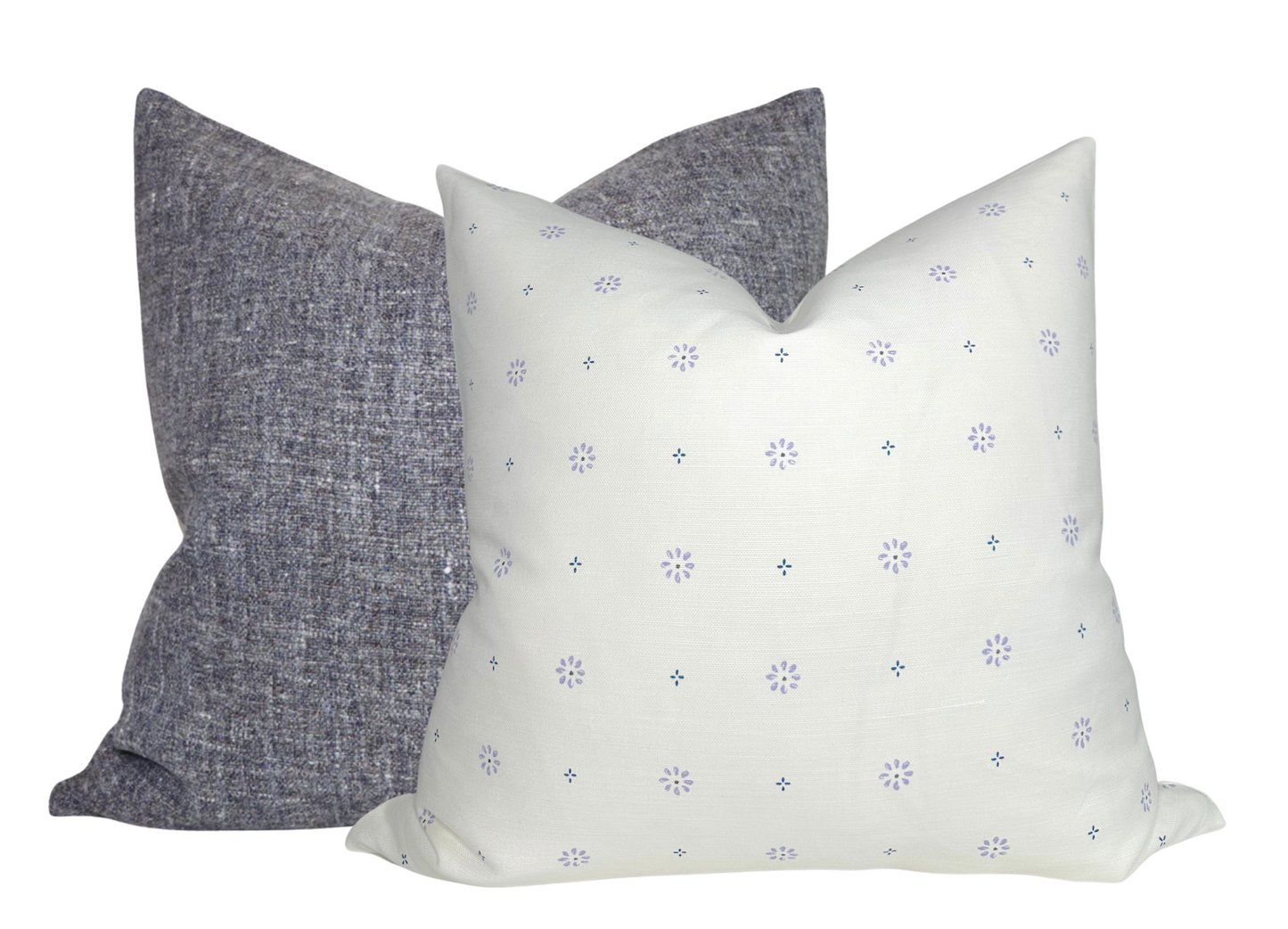 SUNA Floral Pillow Cover in Lilac, Schumacher Textiles