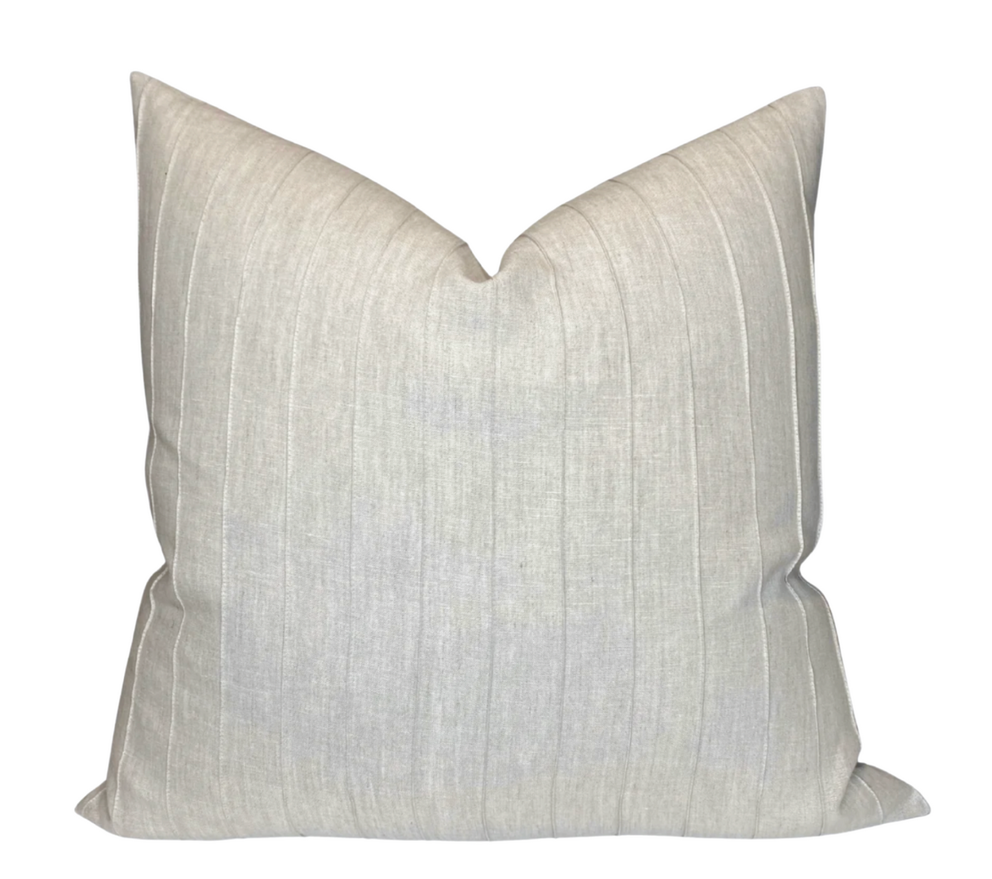 Hillstripe Pillow Cover in Khaki